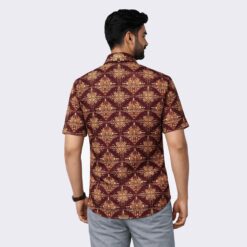 Arong Half Sleeve Cotton Shirt | Bunonika-38 5 Arong Half Sleeve Cotton Shirt for Men