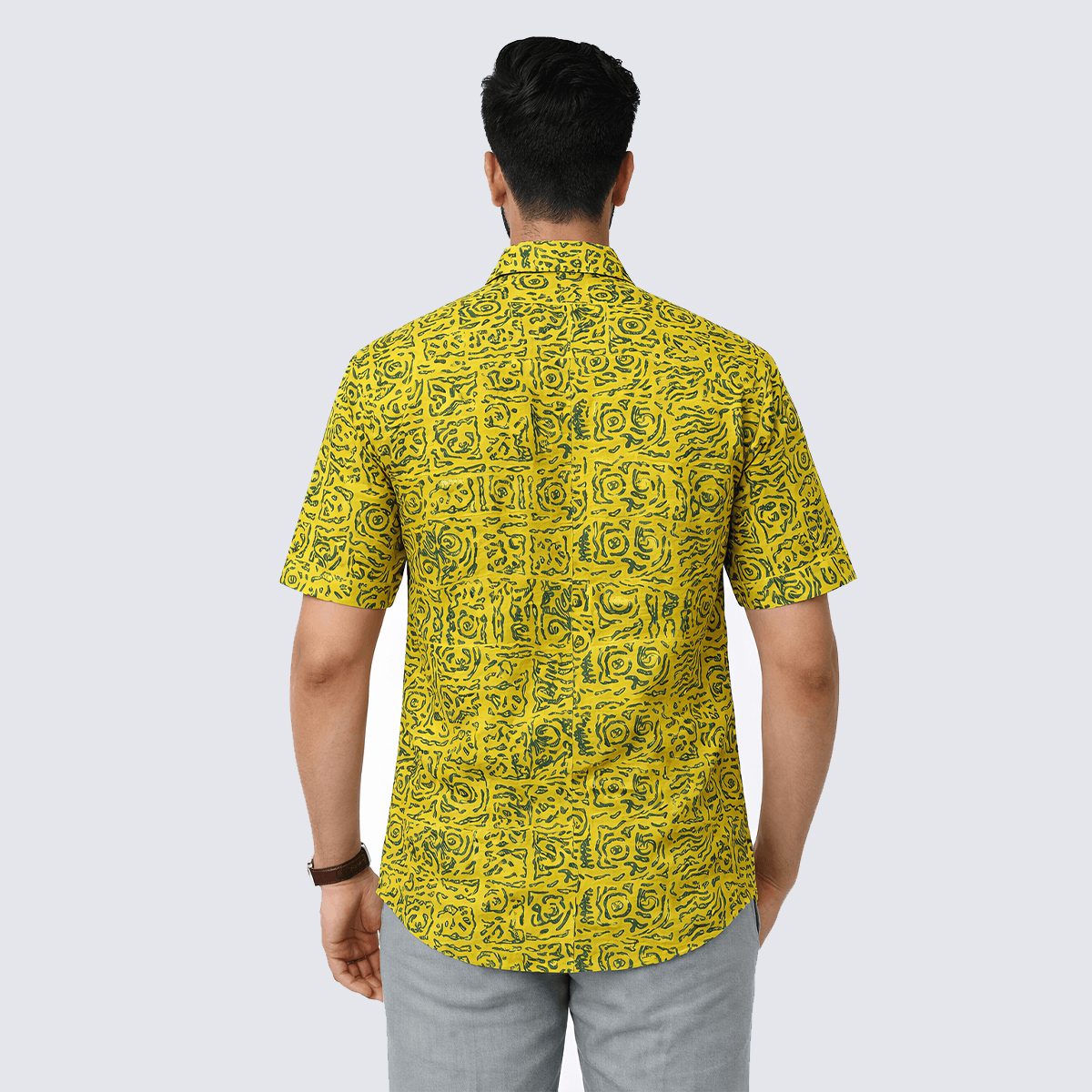 Arong Half Sleeve Cotton Shirt | Bunonika-47 2 Arong Half Sleeve Cotton Shirt for Men