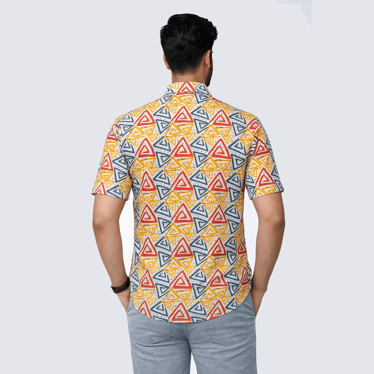 Arong Half Sleeve Cotton Shirt | Bunonika-50 2 Arong Half Sleeve Cotton Shirt for Men