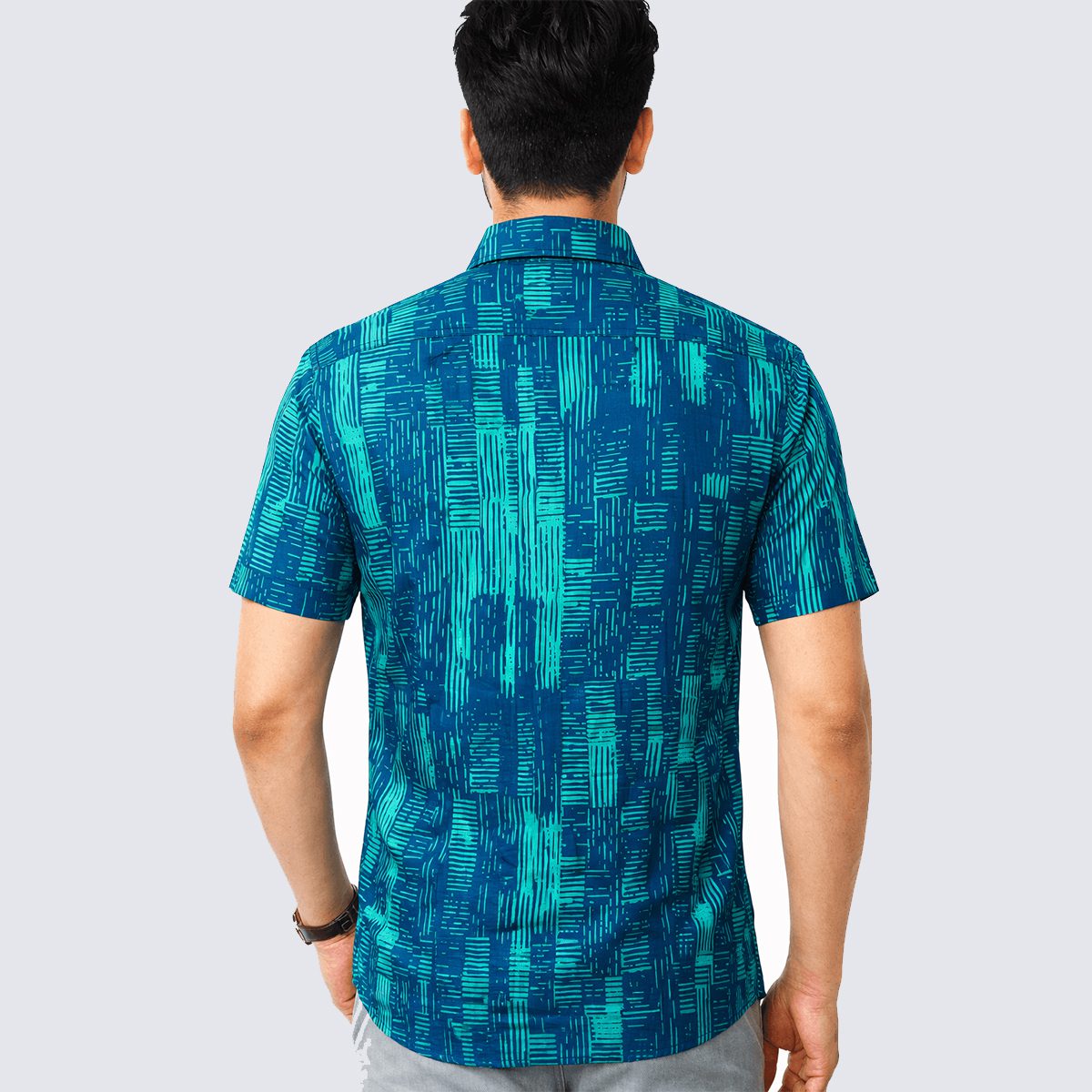Arong Half Sleeve Cotton Shirt | Bunonika-37 2 Arong Half Sleeve Cotton Shirt for Men