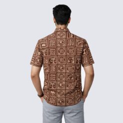 Arong Half Sleeve Cotton Shirt | Bunonika-34 5 Arong Half Sleeve Cotton Shirt for Men