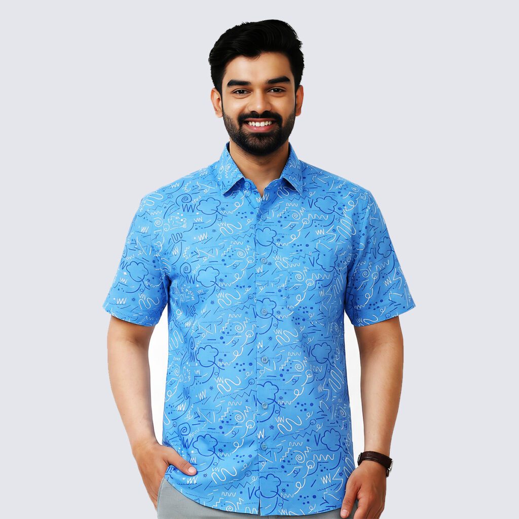 Arong Cotton Half Sleeve Shirt