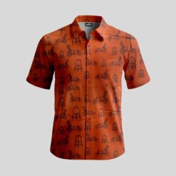 Arong Cotton Half Sleeve Shirt for Men | Bunonika-31 10 Arong Cotton Half Sleeve Shirt