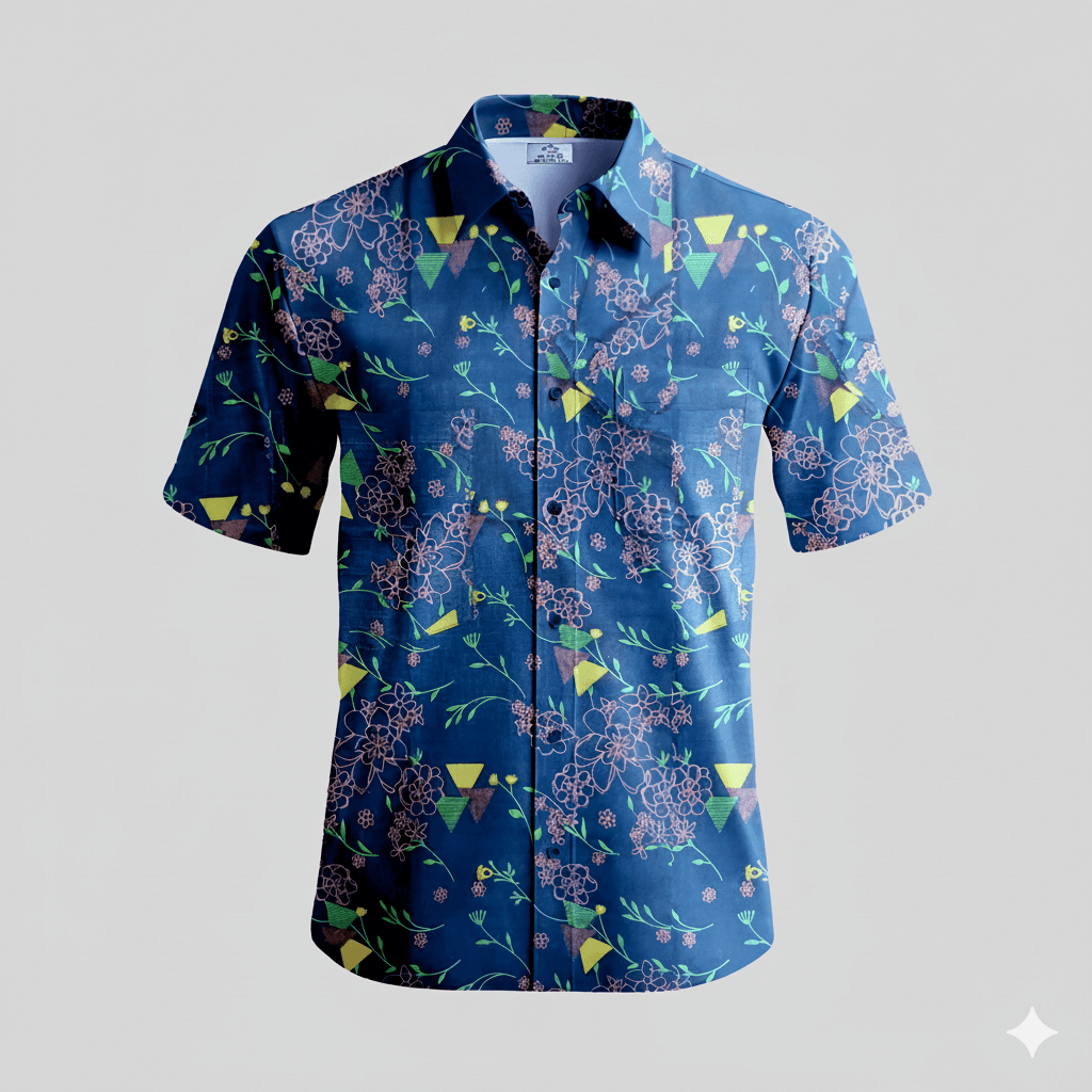 Arong Cotton Half Sleeve Shirt for Men | Comfortable & Stylish | Bunonika-22 3 Arong Cotton Half Sleeve Shirt