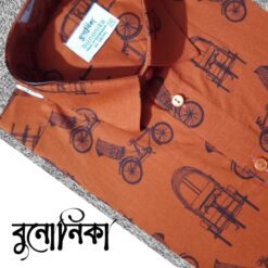 Arong Cotton Half Sleeve Shirt for Men | Bunonika-31 13 Bunonika Half Sleeve Shirt 9