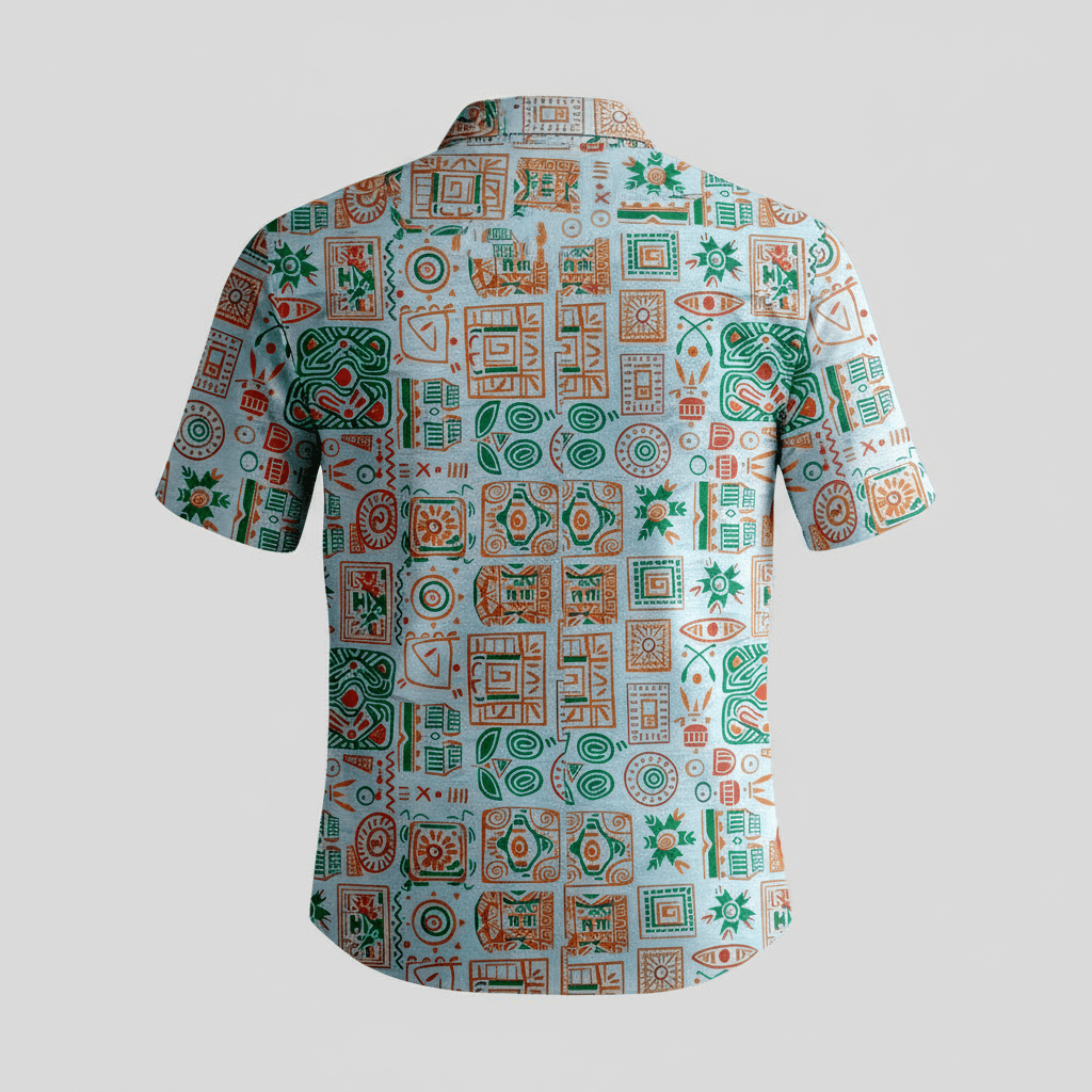 Arong Cotton Half Sleeve Shirt for Men | Comfortable & Stylish | Bunonika-32 2 Arong Cotton Half Sleeve Shirt for Men | Comfortable & Stylish | Bunonika-32 - Image 2