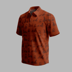 Arong Cotton Half Sleeve Shirt for Men | Bunonika-31 12 Bunonika half sleeve shirt 1