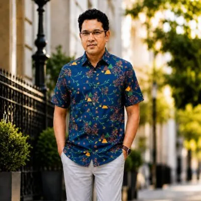 Bunonika Half Sleeve Cotton Shirt Free Home Delivery 1