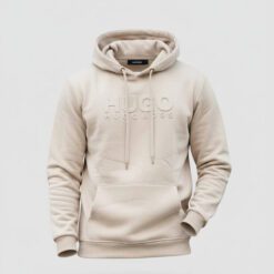 Men’s Premium Hoodie in Cotton Blend — Full Front View