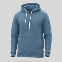 Men’s Premium Hoodie in Cotton Blend — Full Front View