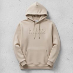 Men’s Premium Hoodie in Cotton Blend — Full Front View