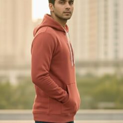 Men’s Premium Hoodie in Cotton Blend — Full Front View