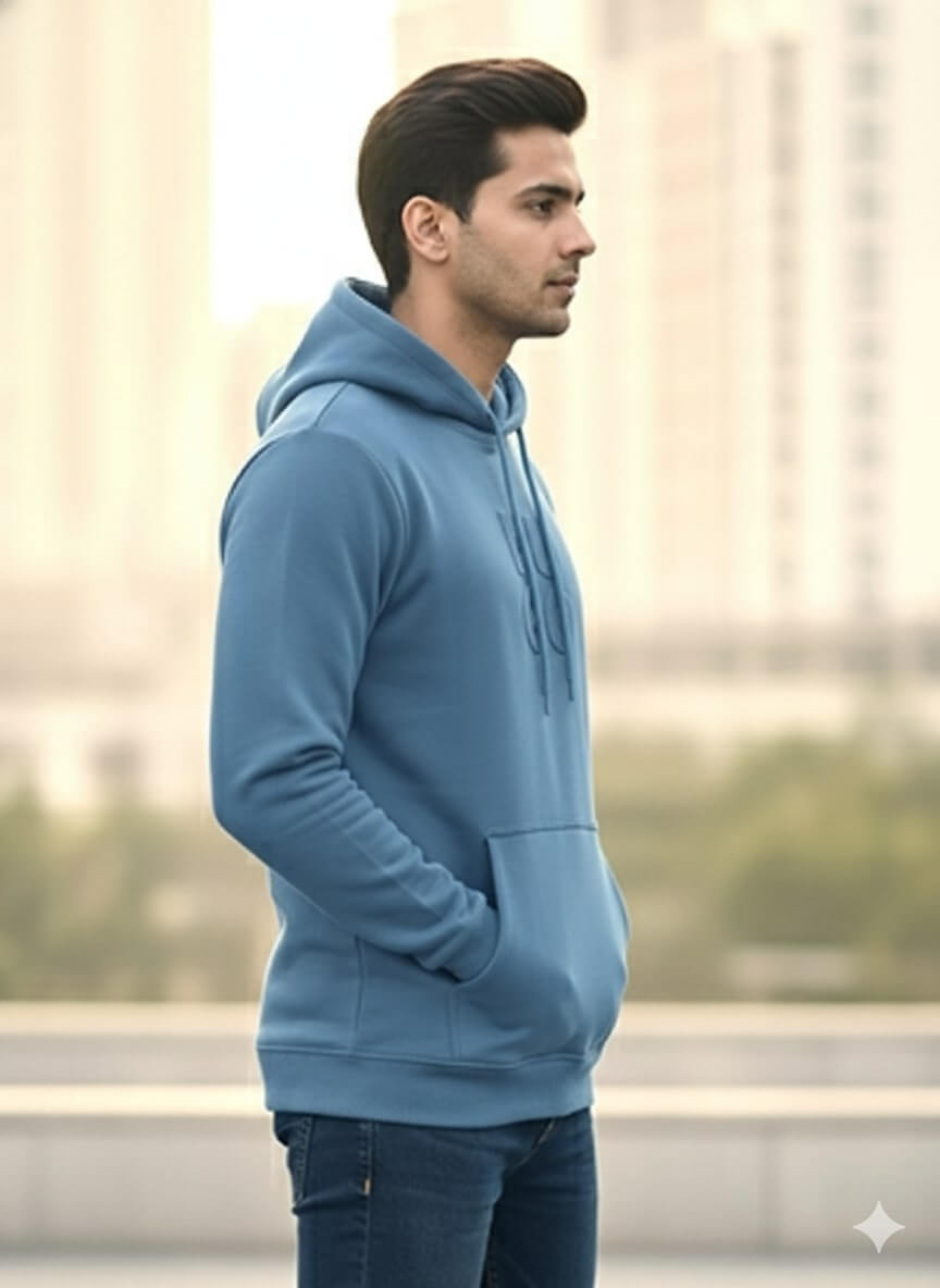 Men?s Premium Hoodie ? Style, Warmth & Comfort Combined | Bunonika-1003 5 Men’s Premium Hoodie in Cotton Blend — Full Front View