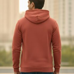 Men’s Premium Hoodie in Cotton Blend — Full Front View
