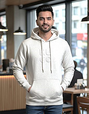 Men?s Premium Hoodie ? Style, Warmth & Comfort Combined | Bunonika-1001 2 Men’s Premium Hoodie in Cotton Blend — Full Front View