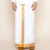 Premium Men 100% Cotton Single Layer South Indian Dhoti | Tamil Lungi - Bunonika