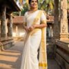 Special South Indian kerala, Tamil Saree With Blouse Piece