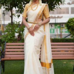 Special South Indian kerala, Tamil Saree With Blouse Piece