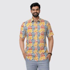 Arong Half Sleeve Cotton Shirt | Bunonika-50