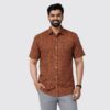Arong Half Sleeve Cotton Shirt | Bunonika-48
