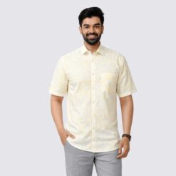 Arong Half Sleeve Cotton Shirt | Bunonika-44