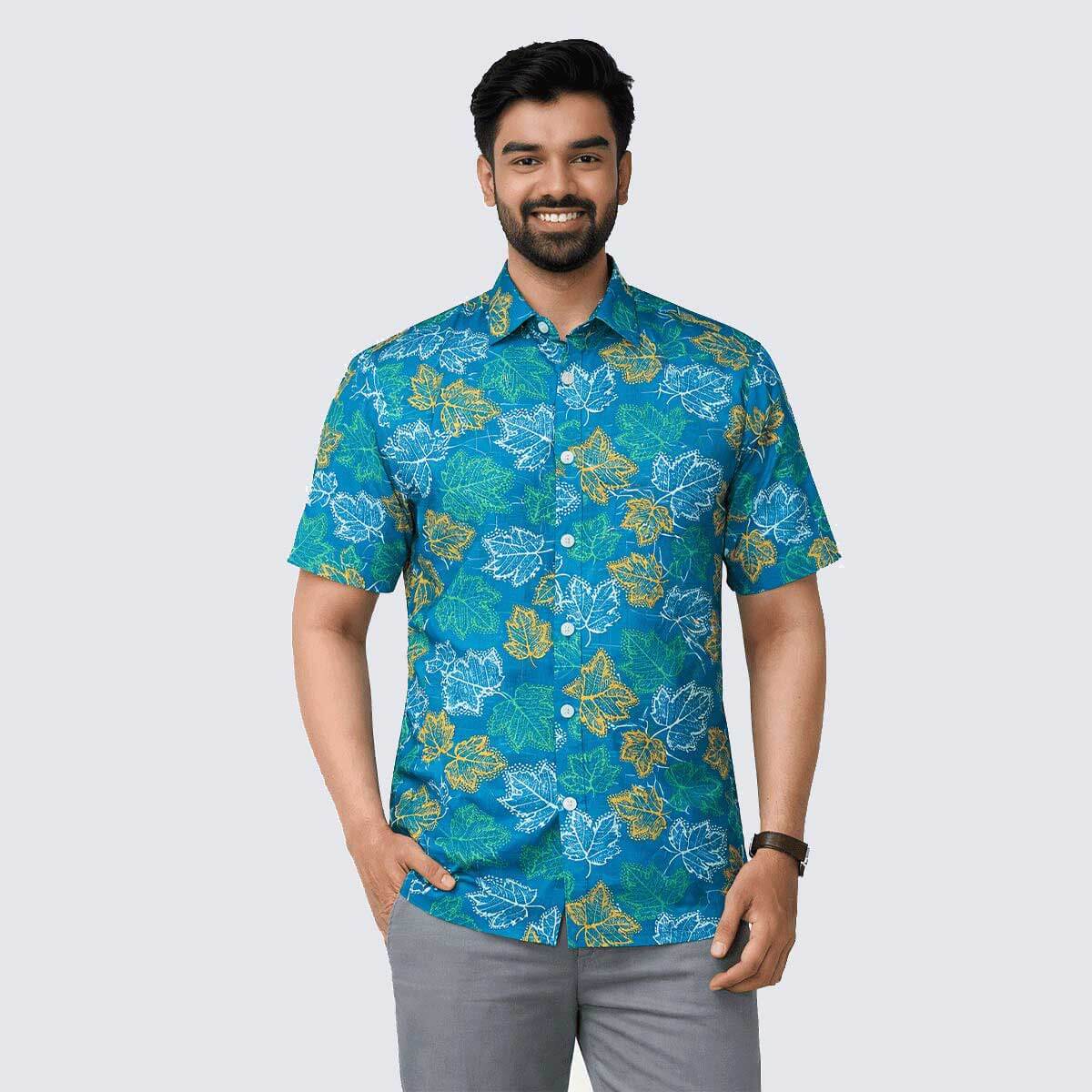 Arong Half Sleeve Cotton Shirt | Bunonika-39 3 Arong Half Sleeve Cotton Shirt | Bunonika-39