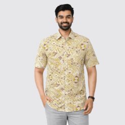 Arong Half Sleeve Cotton Shirt | Bunonika-36