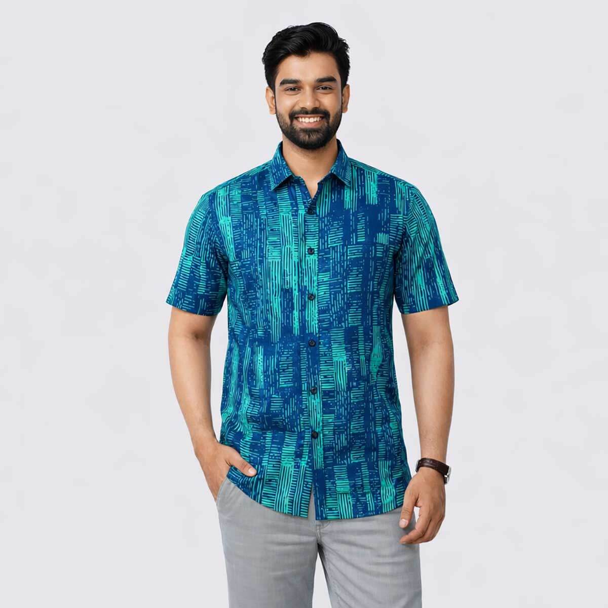 Arong Half Sleeve Cotton Shirt | Bunonika-37 3 Arong Half Sleeve Cotton Shirt | Bunonika-37