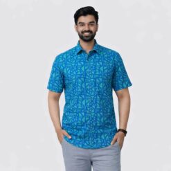 Arong Half Sleeve Cotton Shirt | Bunonika-65