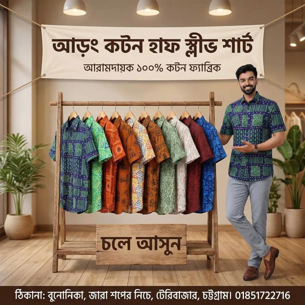 Bunonika arong slave cotton shirt